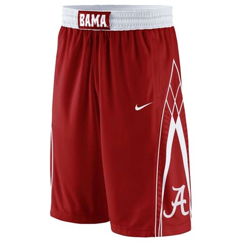 alabama crimson tide basketball shorts